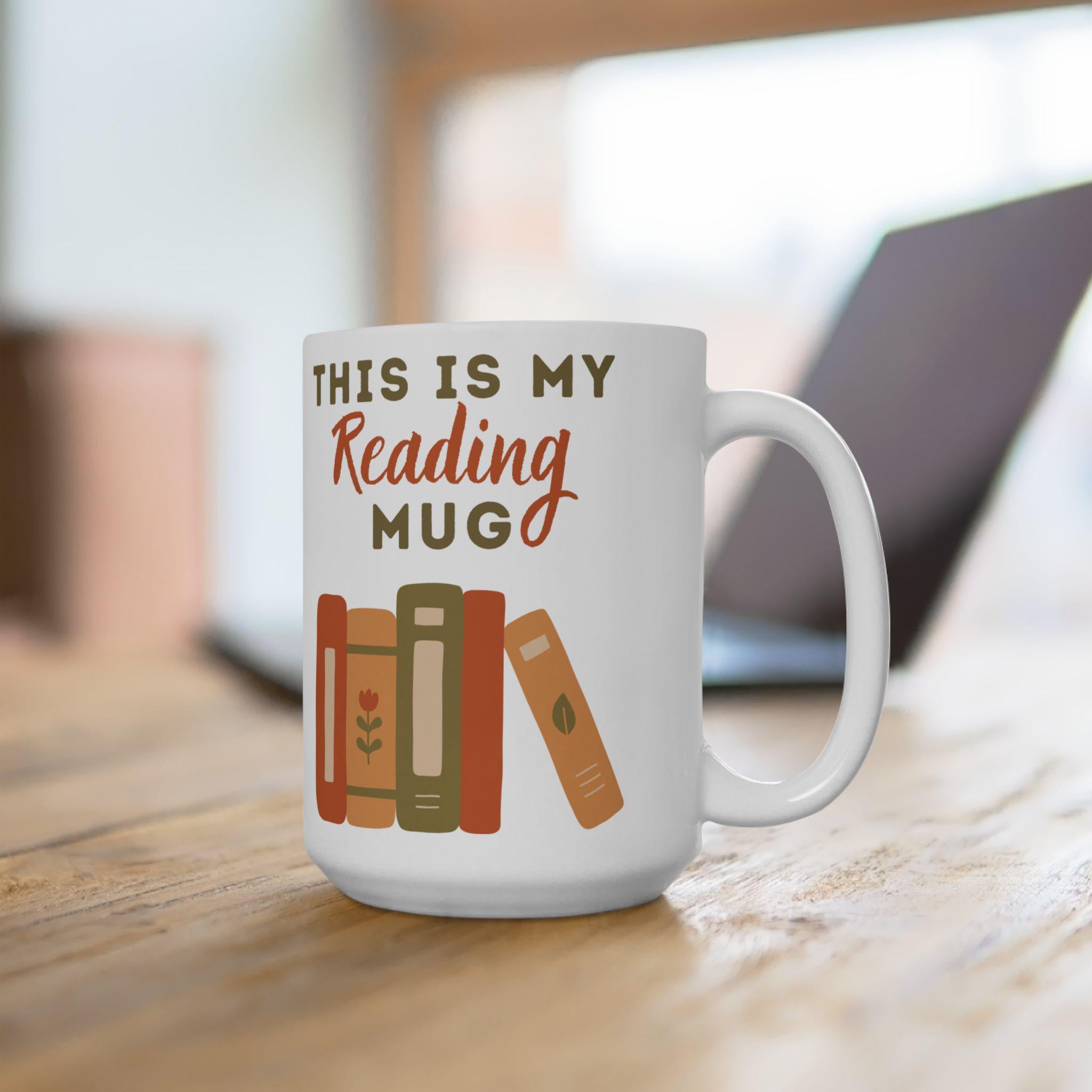 Cozy Reading Mug: Book Lover Gift, Literary Coffee Cup