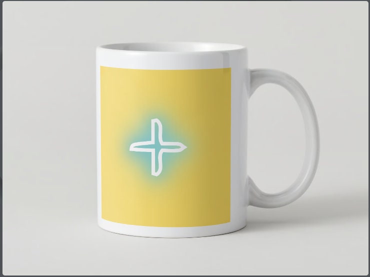 Tic- Tac Toe Mug (Yellow)