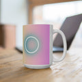 Tic Tac Toe (Multi color) Ceramic Mug 15oz
