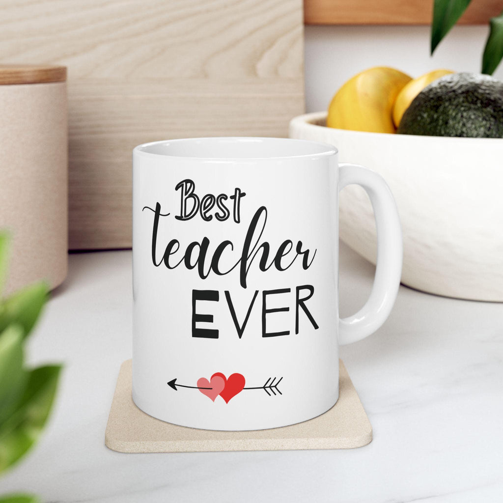 Teacher Appreciation Mug: Personalized Ceramic Coffee Cup