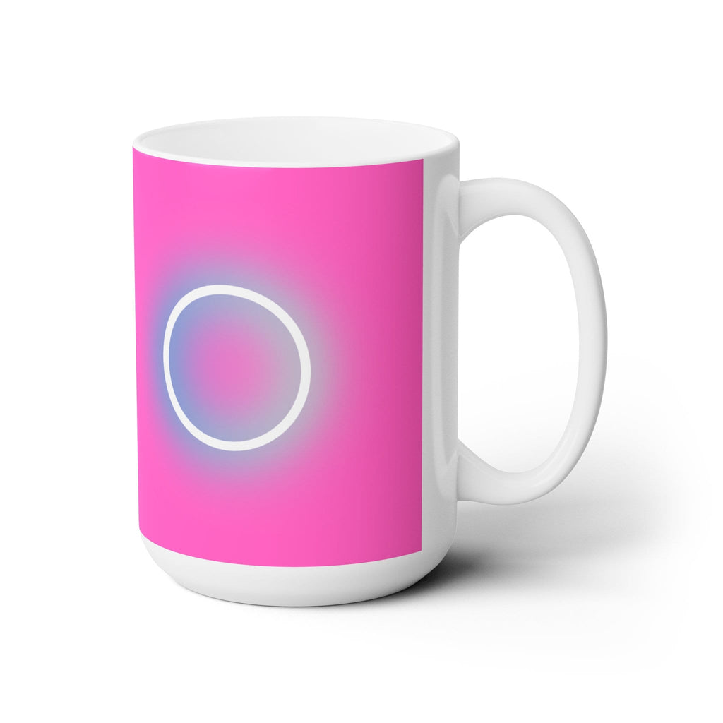 Tic Tac Toe (Pink) Ceramic Mug 15oz