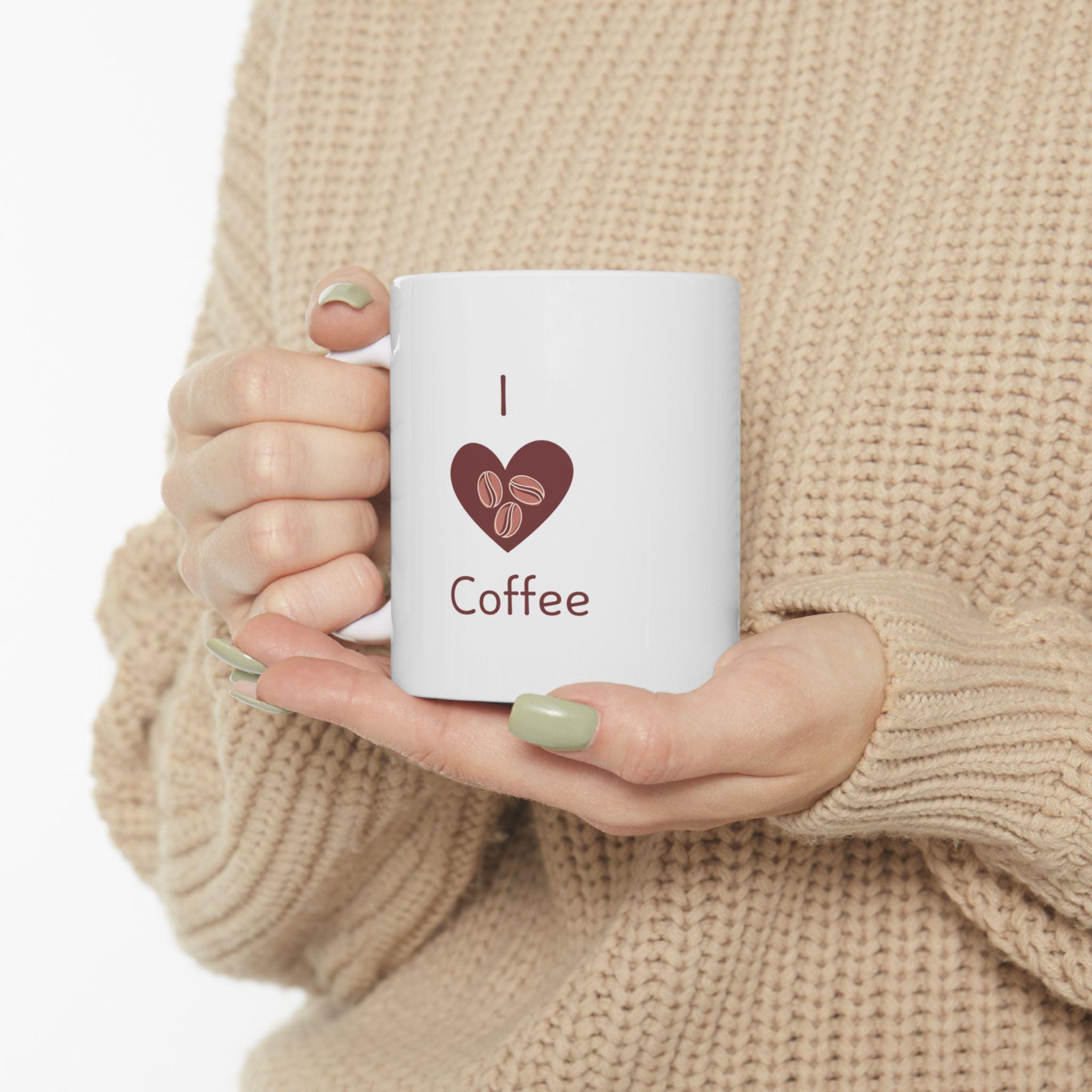 Cute Coffee Mug, Animal Design, Gift for Coffee Lover (11oz, 15oz)