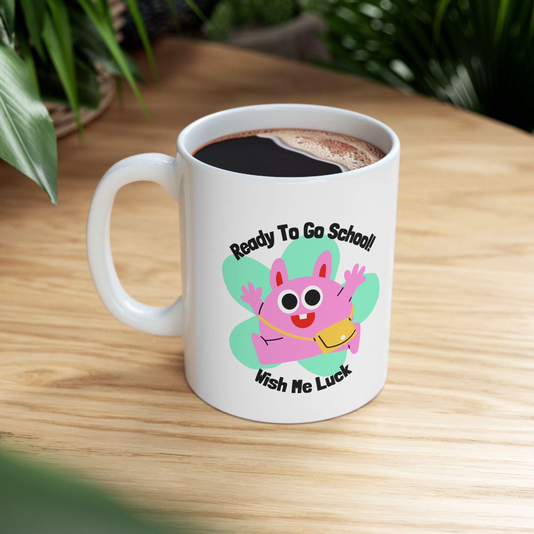 Cute Pig Ceramic Mug - Back to School Gift, Fun Coffee Cup
