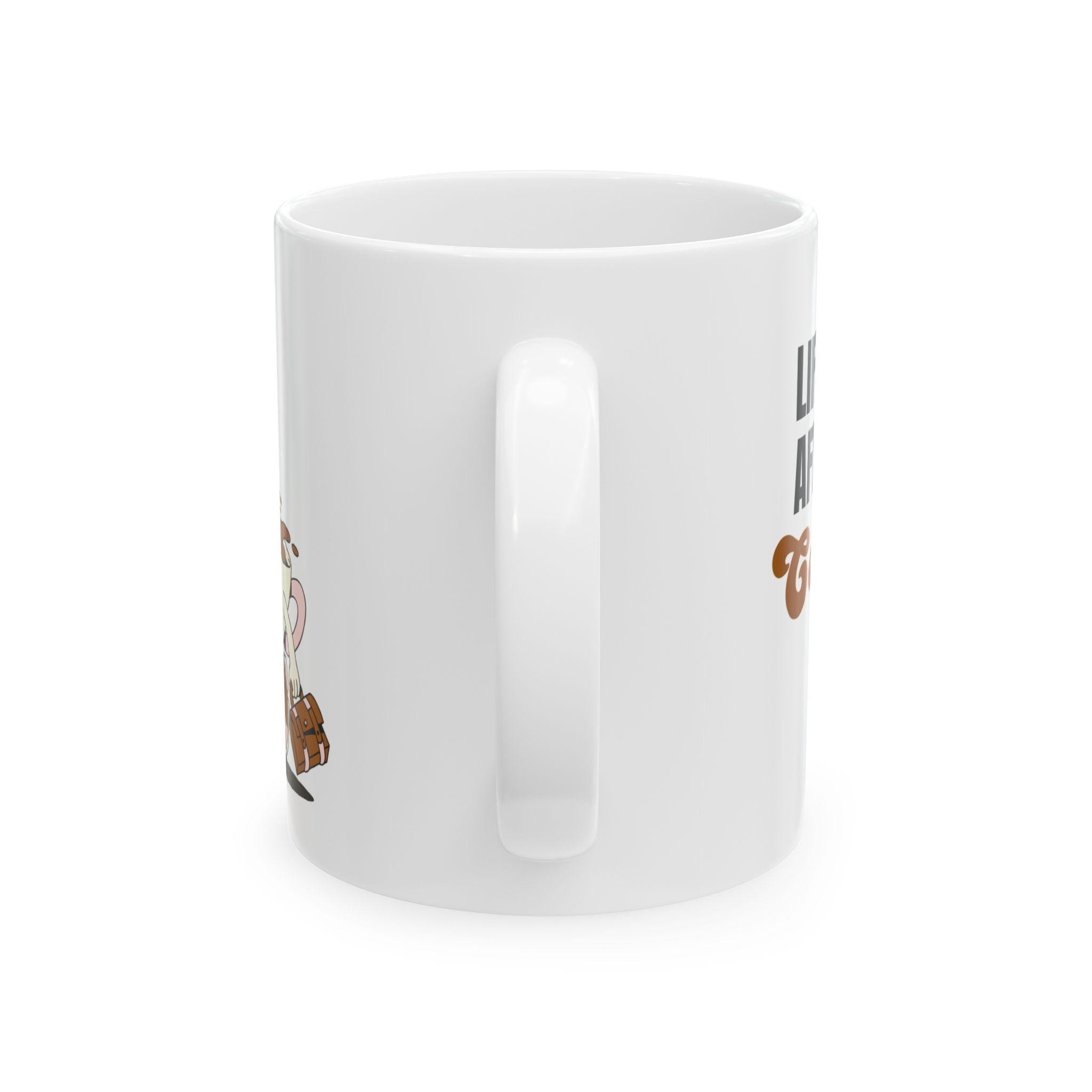 Motivational Coffee Mug, Life is Better After Coffee, Office Decor
