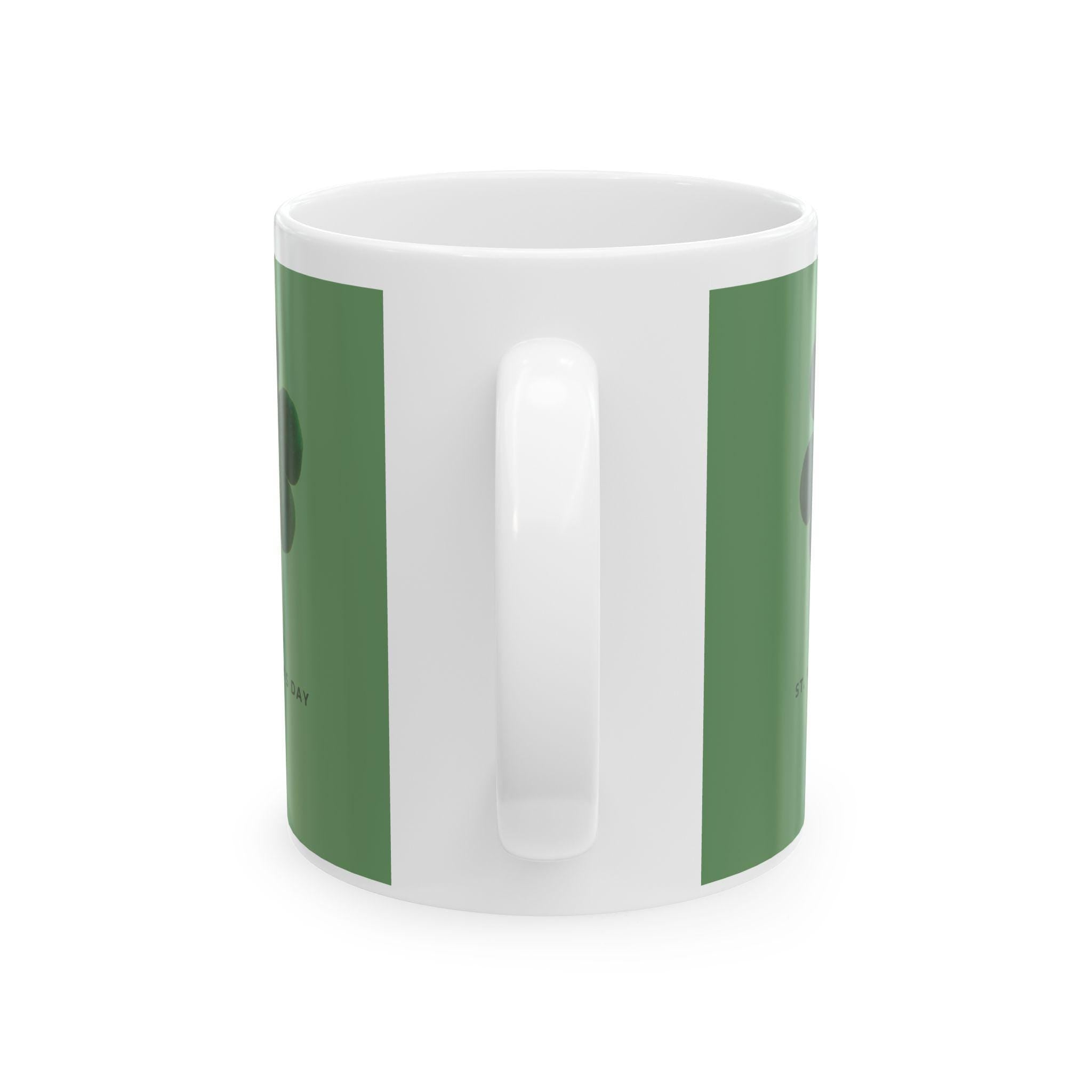 Four-Leaf Clover St. Patrick's Day Mug | Ceramic Mug
