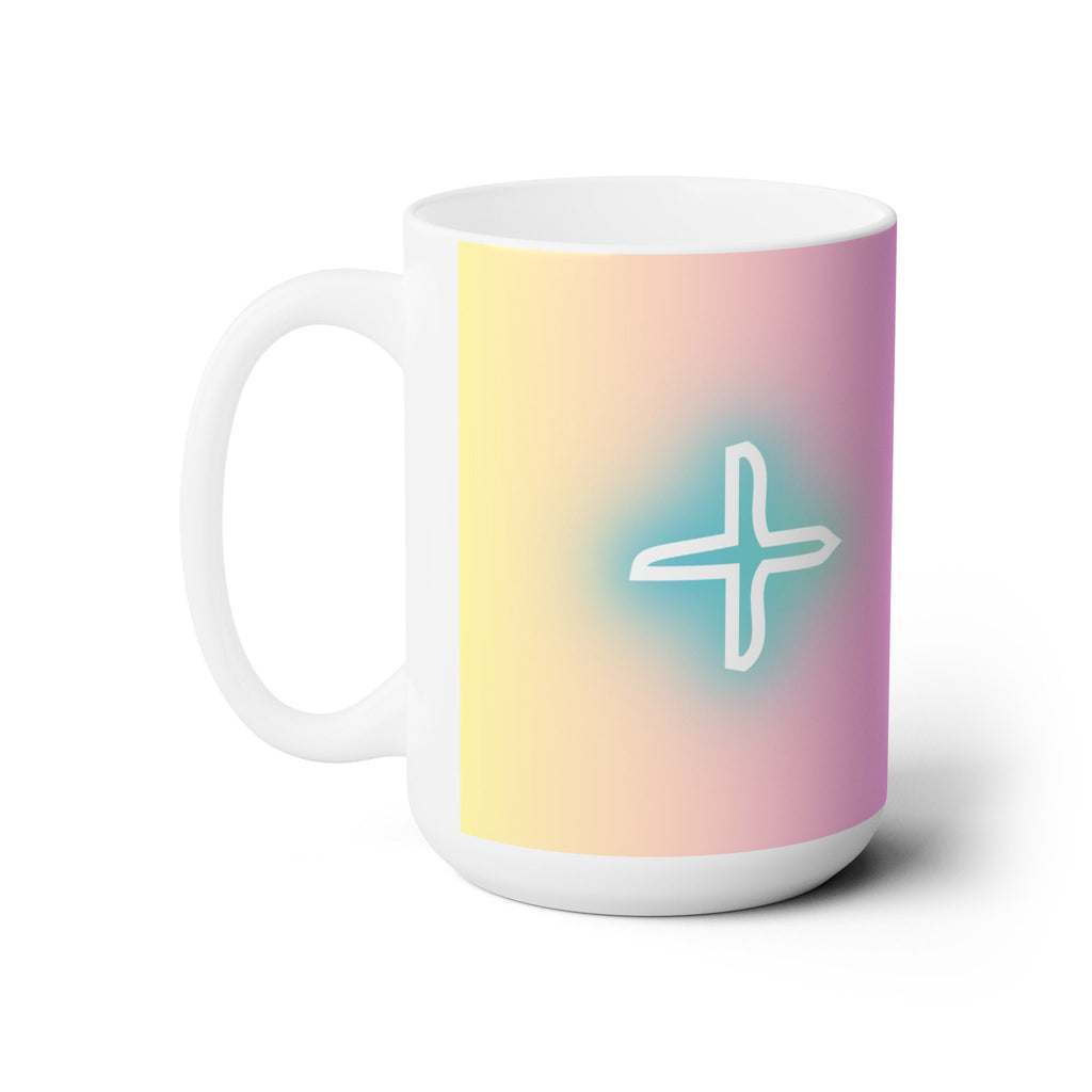 Tic Tac Toe (Multi color) Ceramic Mug 15oz