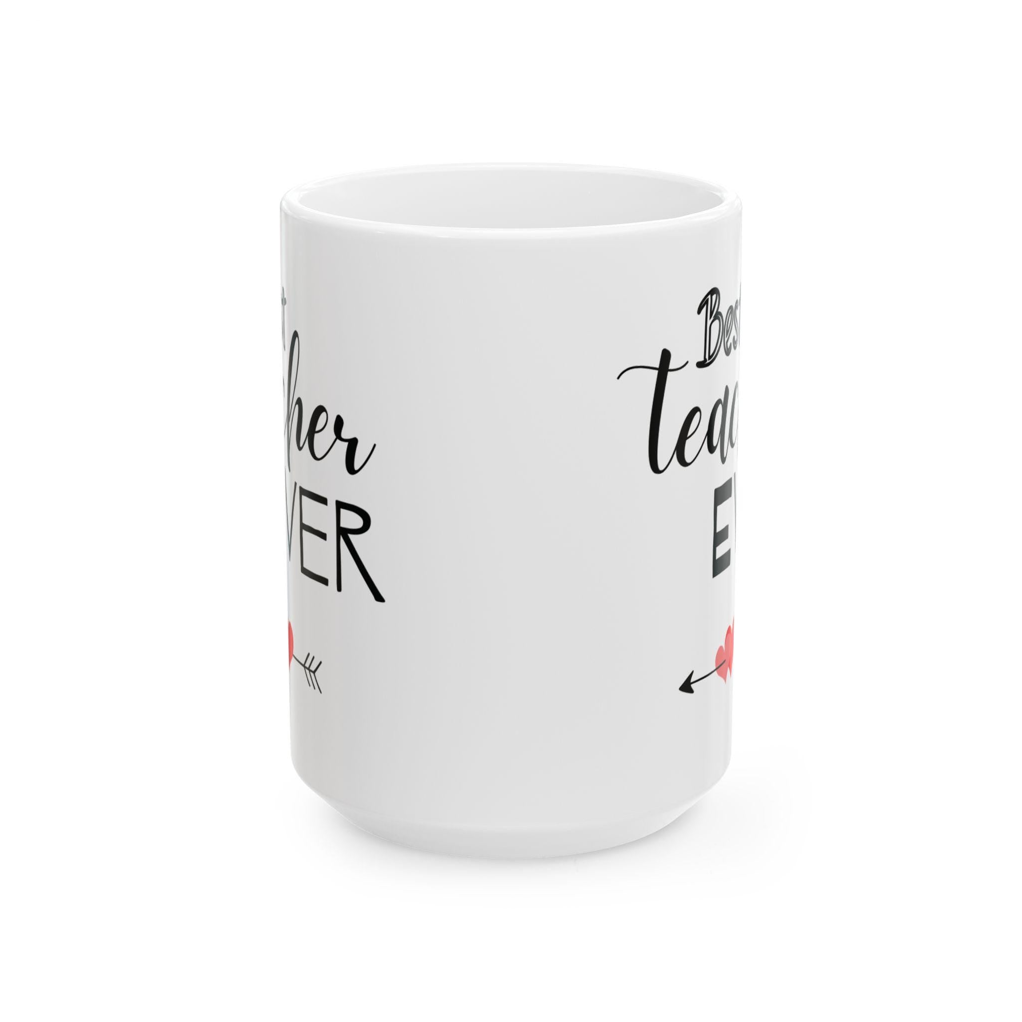Teacher Appreciation Mug: Personalized Ceramic Coffee Cup