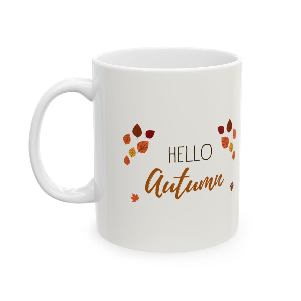Fall Ceramic Coffee Mug: Cozy Autumn Decor, Nature Lover Gift