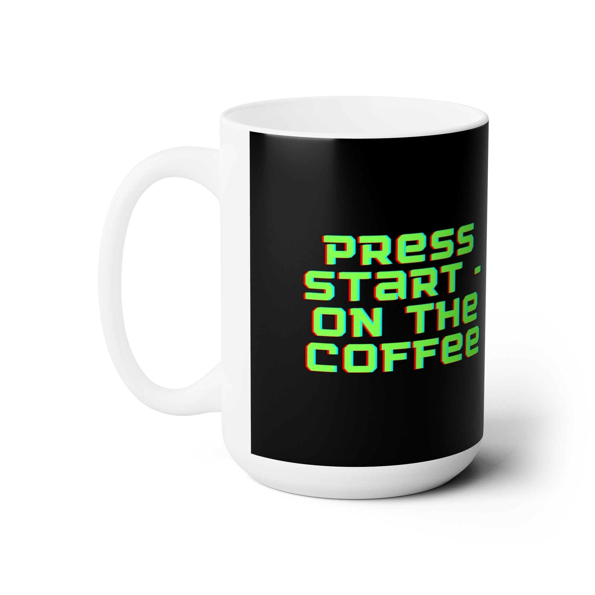 Press Start- On The Coffee Ceramic Mug 15oz