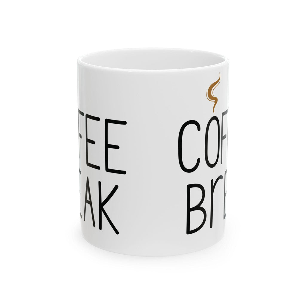 Coffee Break- Mug: Vibrant, Glossy Finish - Gift for Coffee Lovers