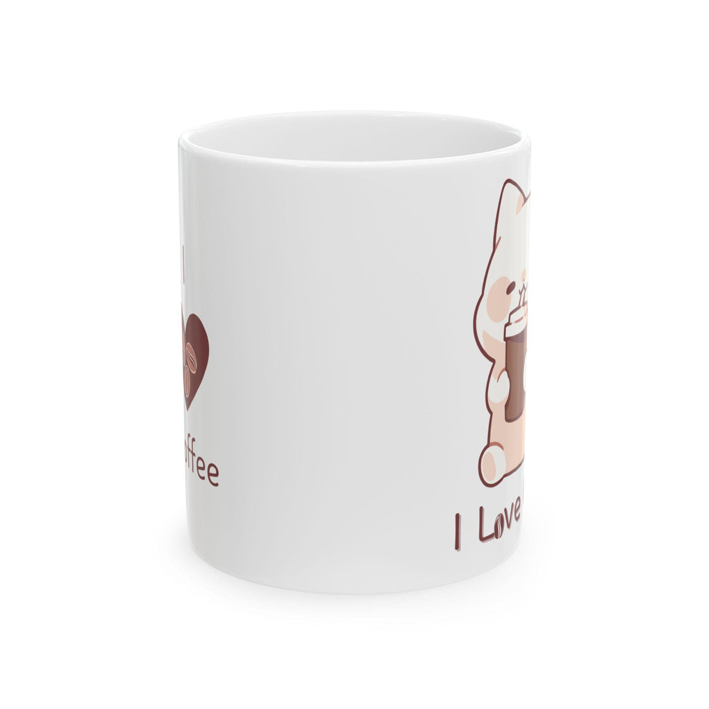 Cute Coffee Mug, Animal Design, Gift for Coffee Lover (11oz, 15oz)