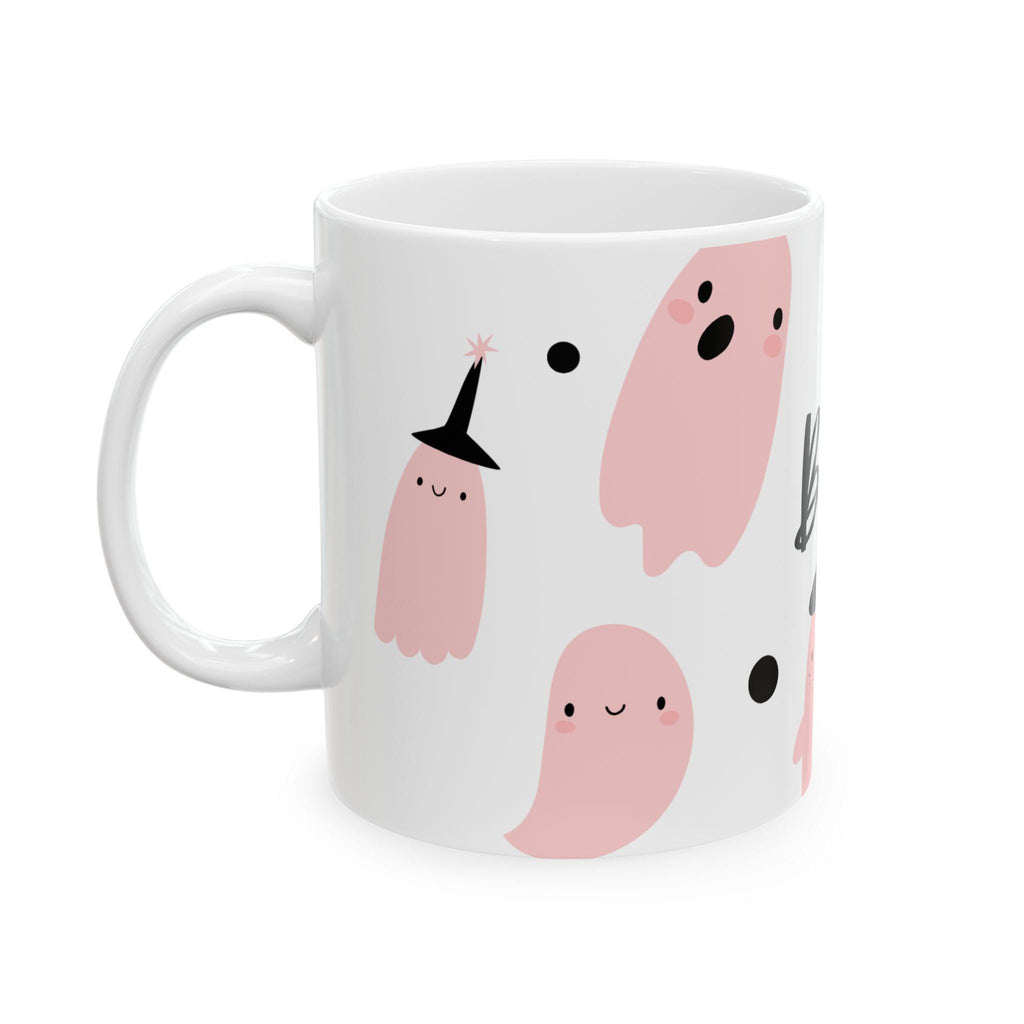 Cute Ghost Ceramic Coffee Mug, Spooky Halloween Decor