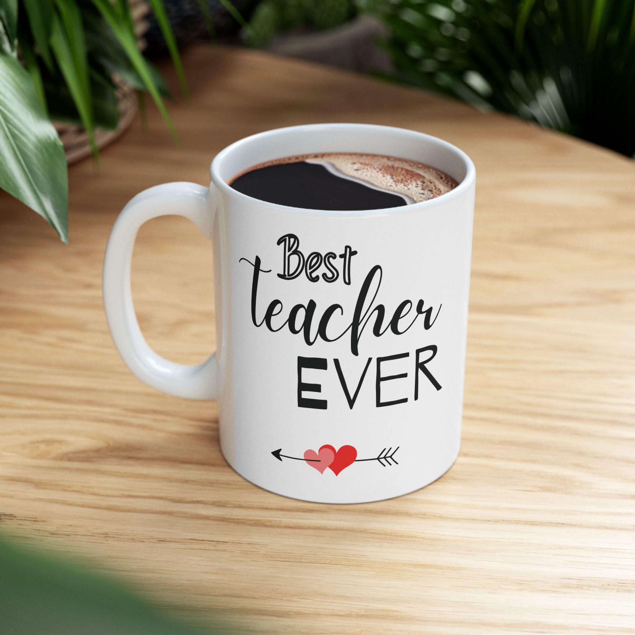 Teacher Appreciation Mug: Personalized Ceramic Coffee Cup