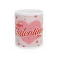 Happy Valentine's Day heart pattern  Mug -Ceramic coffee cup