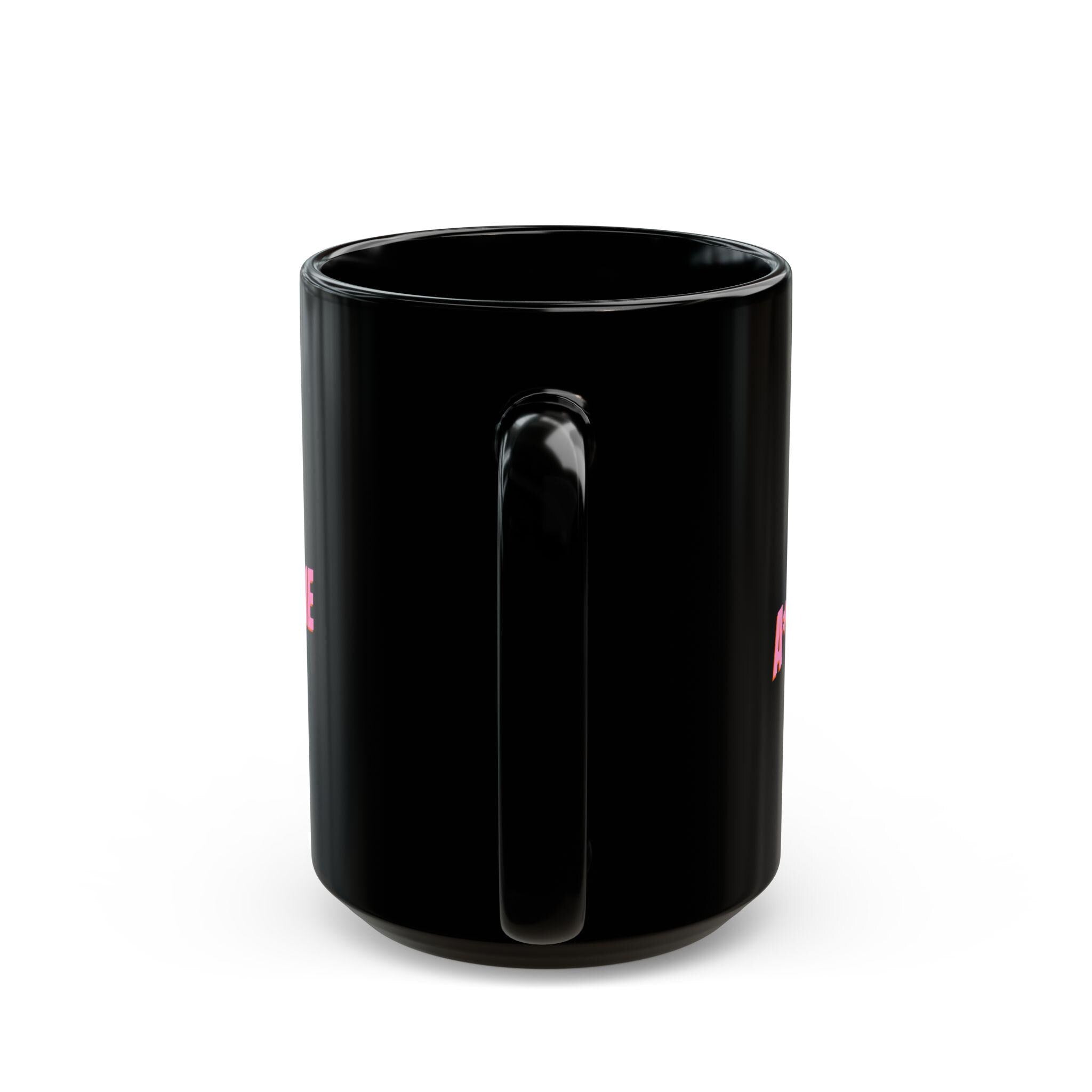 Bad A** Barbie Mug | Black Ceramic Coffee Cup