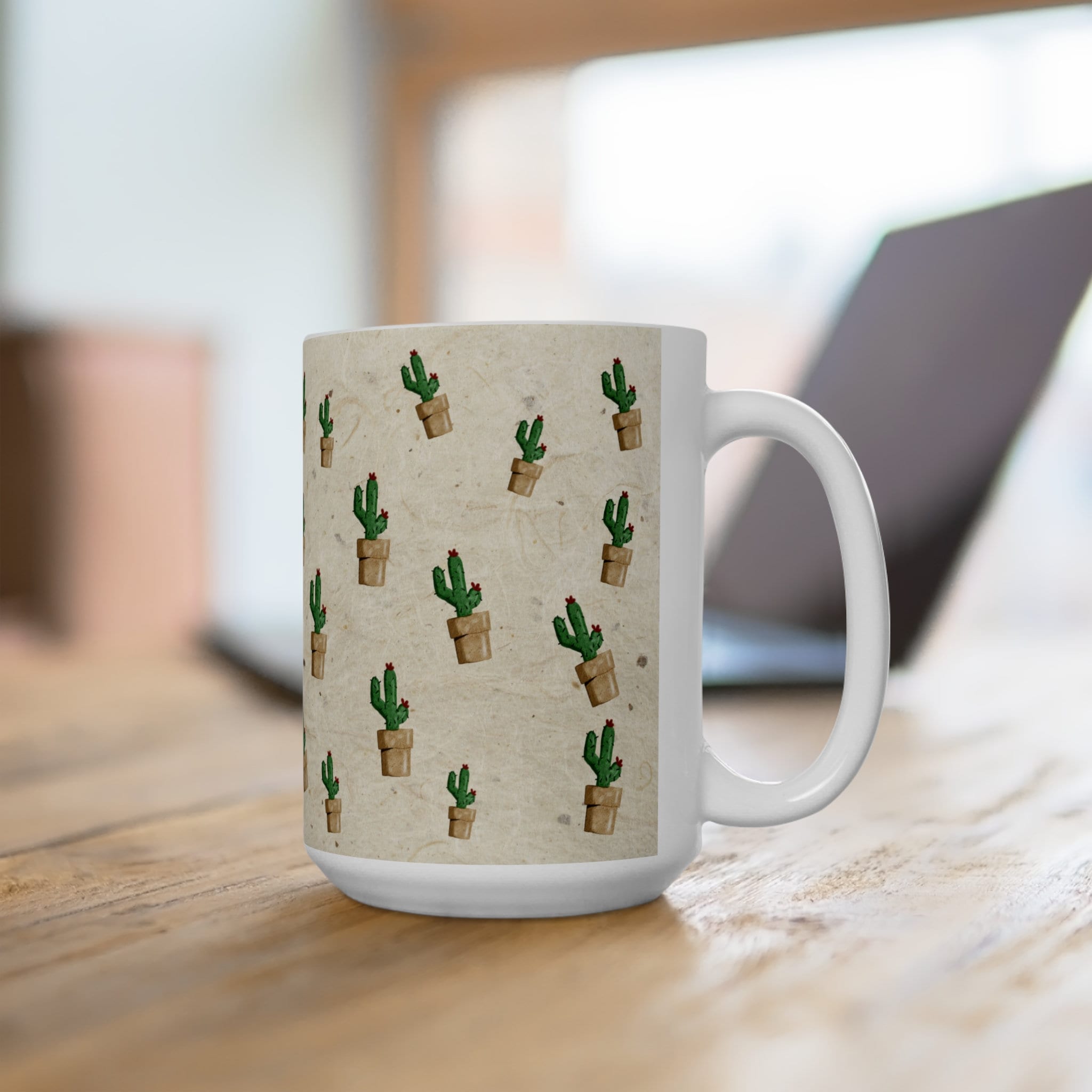 Cactus Ceramic Mug 15oz
