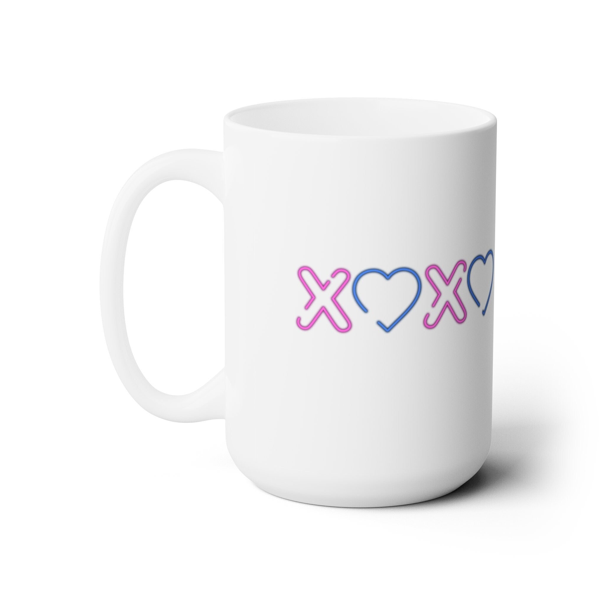 X's and O's Ceramic Mug 15oz
