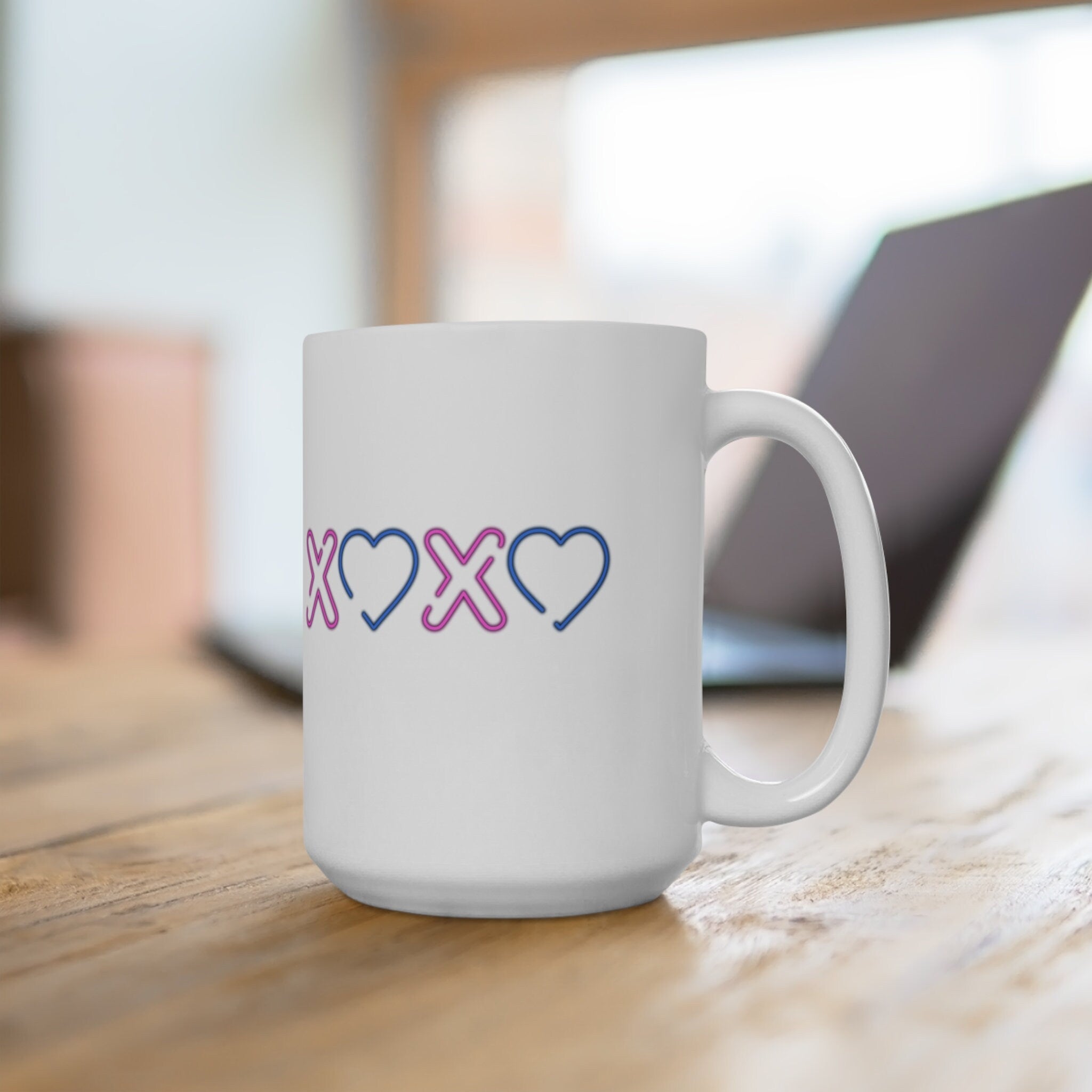 X's and O's Ceramic Mug 15oz