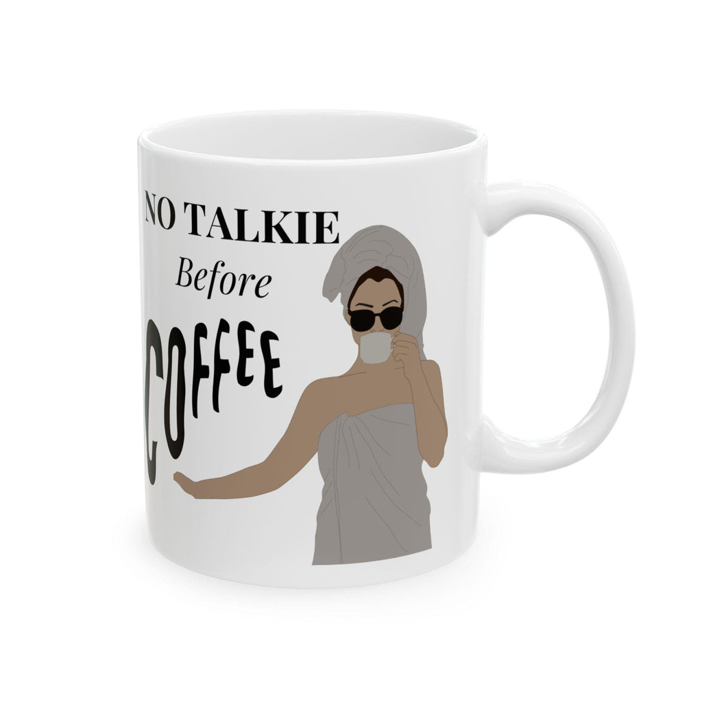 Funny Coffee Mug, No Talk Before Coffee Cup, Gift for Coffee Lovers, Cute Coffee Mug, Unique Mug, Coffee Enthusiast Gift