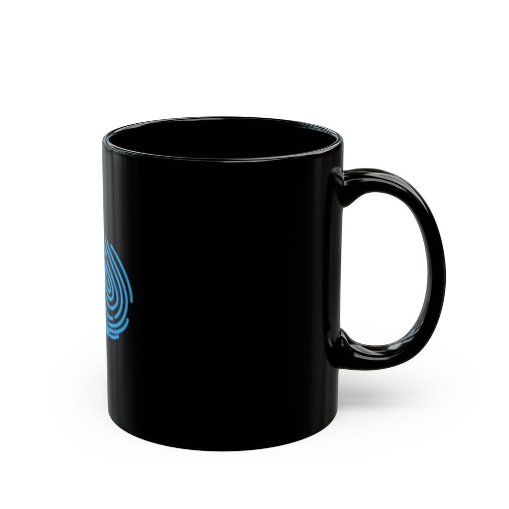 Finger print Black Mug (11oz, 15oz)