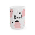 Cute Ghost Ceramic Coffee Mug, Spooky Halloween Decor