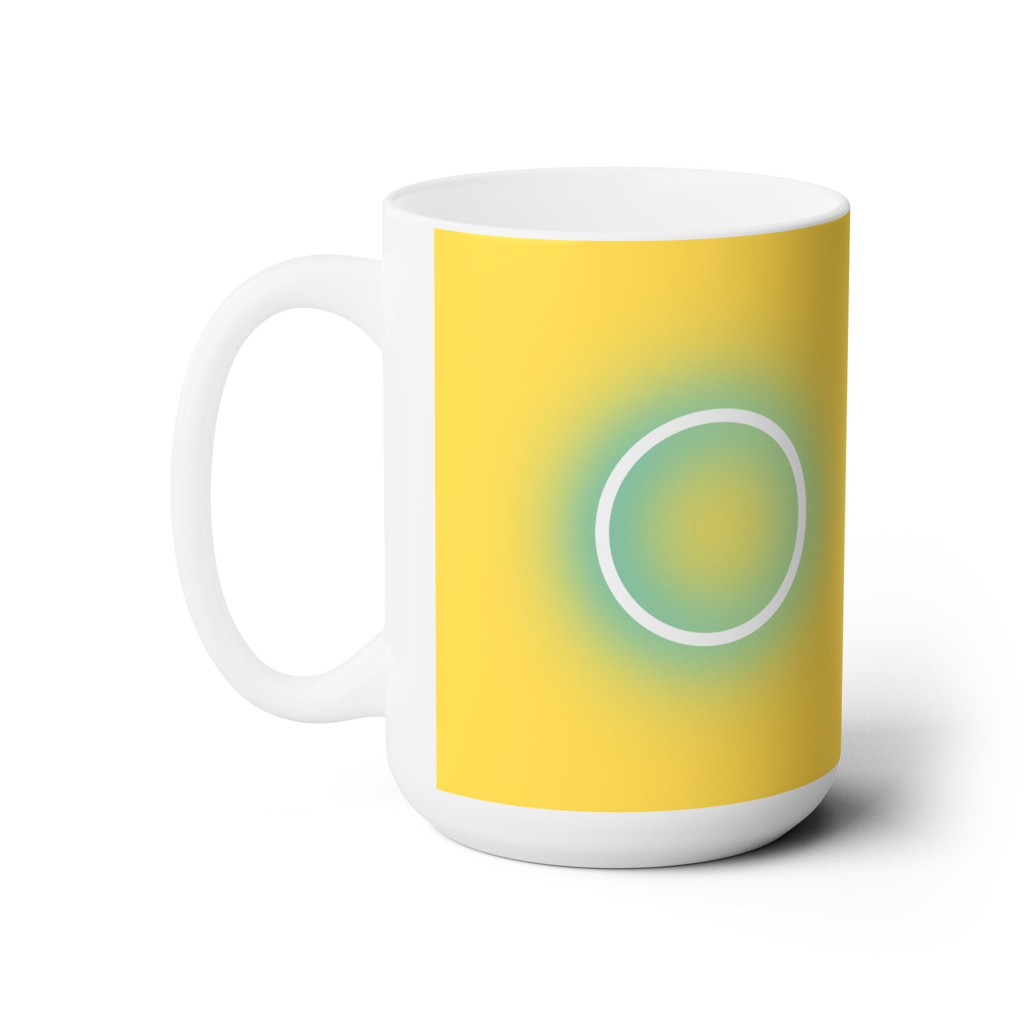 Tic- Tac Toe (Yellow) Ceramic Mug 15oz