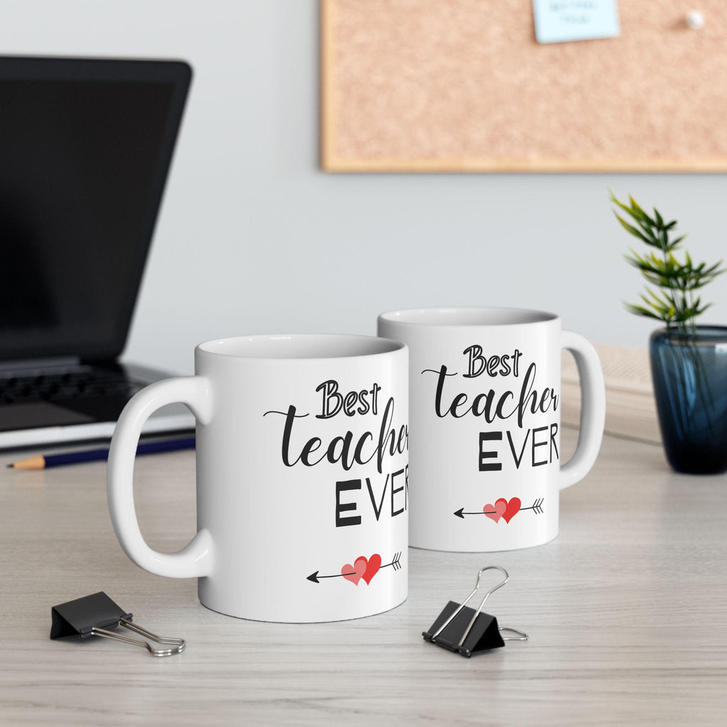 Teacher Appreciation Mug: Personalized Ceramic Coffee Cup
