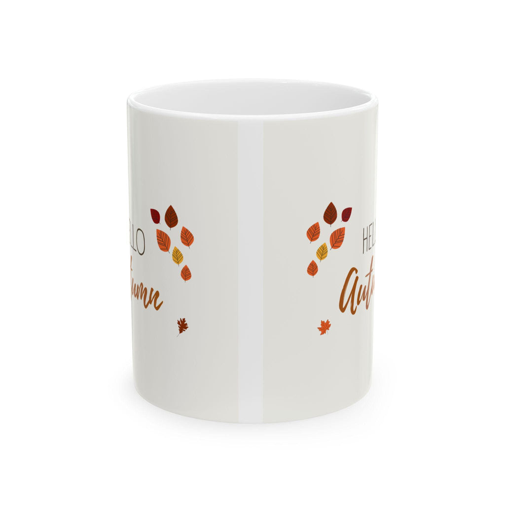 Fall Ceramic Coffee Mug: Cozy Autumn Decor, Nature Lover Gift