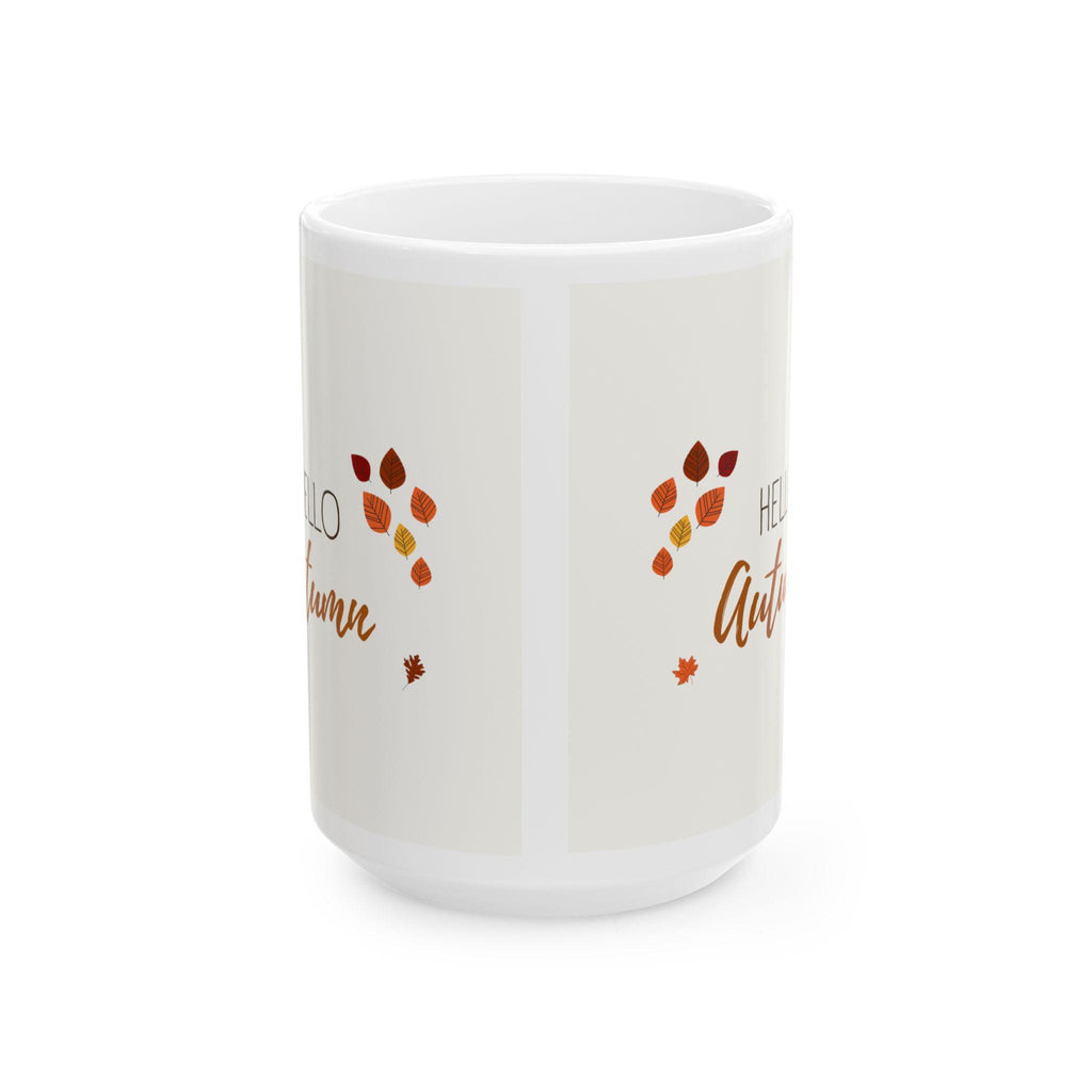 Fall Ceramic Coffee Mug: Cozy Autumn Decor, Nature Lover Gift