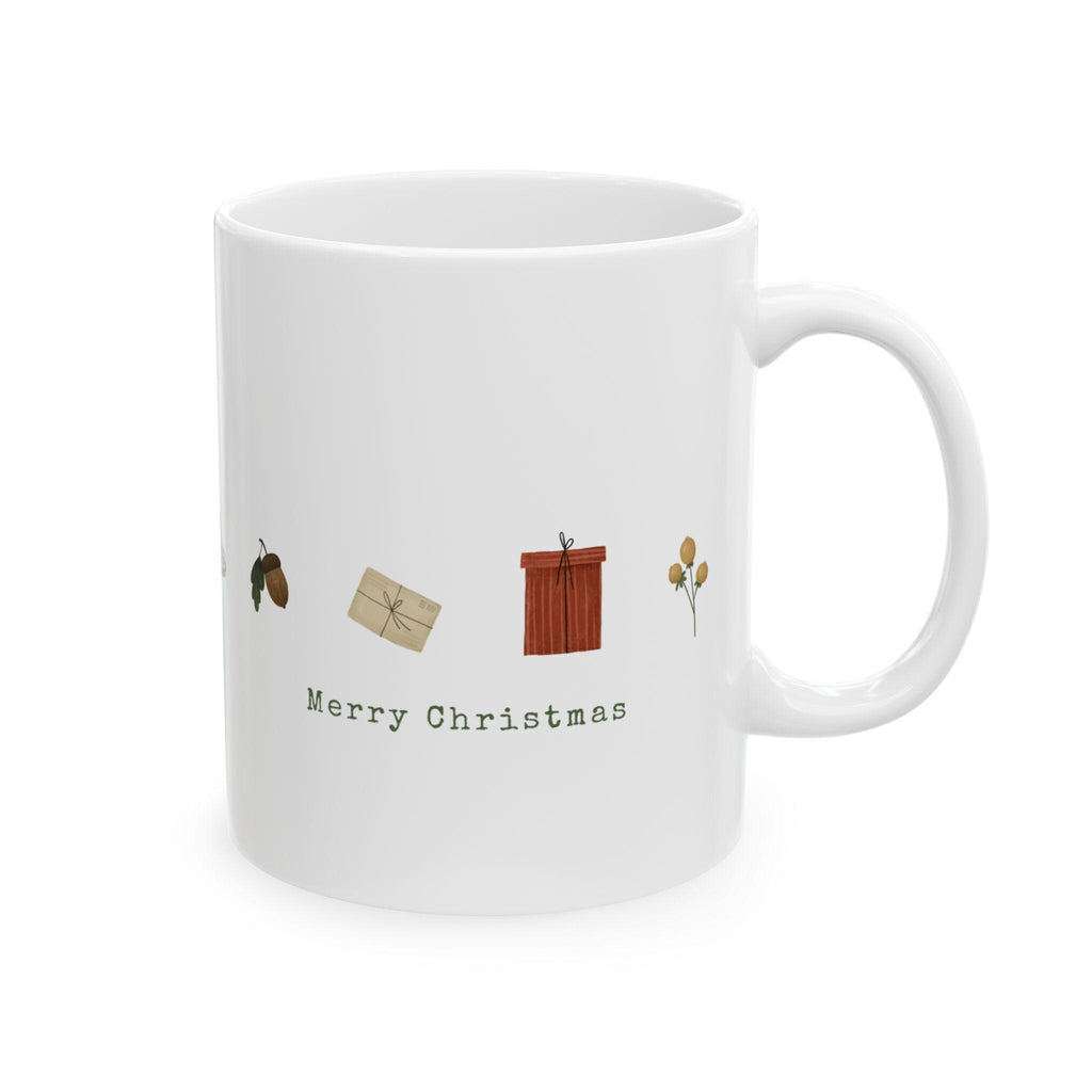 Mini Holiday Icons Mug | Christmas Ornament Tree Skate Gift Box