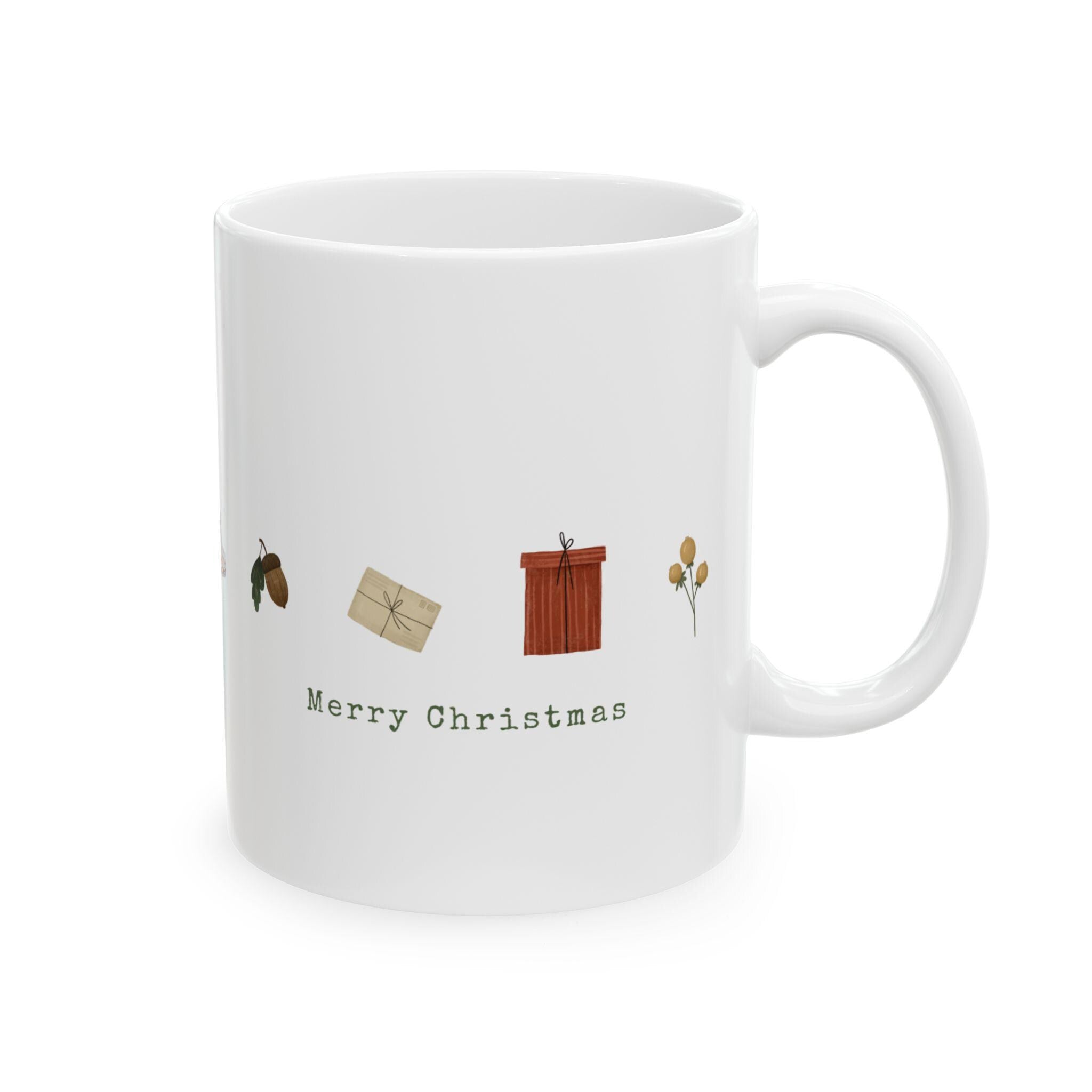 Mini Holiday Icons Mug | Christmas Ornament Tree Skate Gift Box