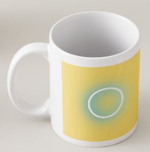 Tic- Tac Toe Mug (Yellow)