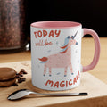 Magical Unicorn Accent Mug  Cheerful Gift for Kids and Adults, Unicorn Lovers, Birthday Celebration